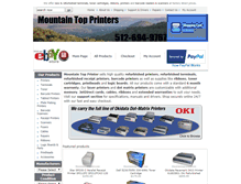 Tablet Screenshot of mountaintopprinters.com